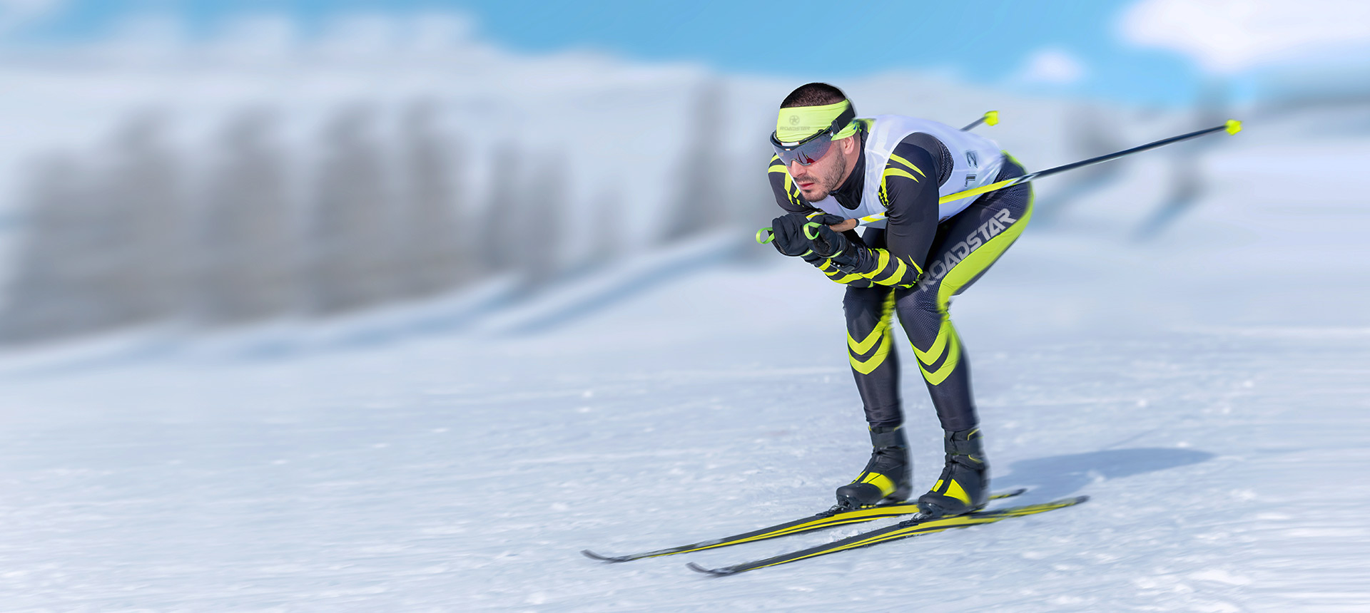 Across country skiing suit 