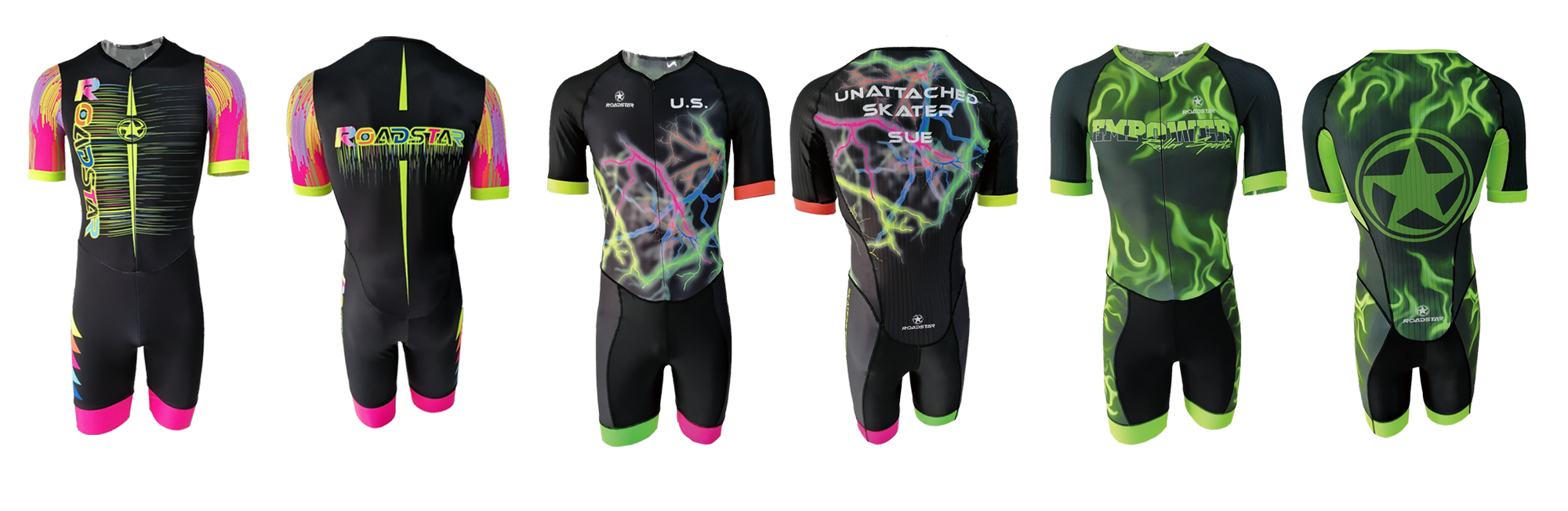 ロードスターネオンスピードスケートユニフォーム